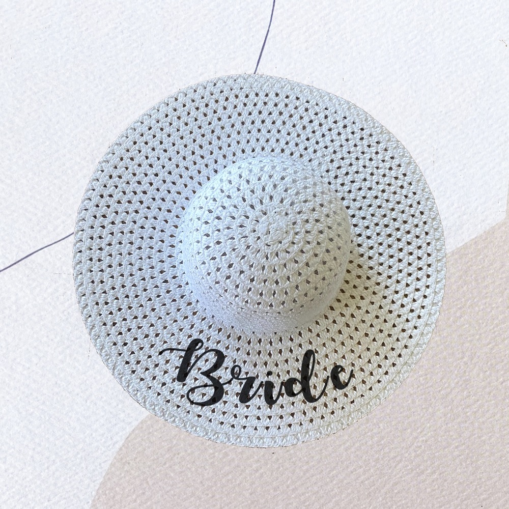 White Bride hat
